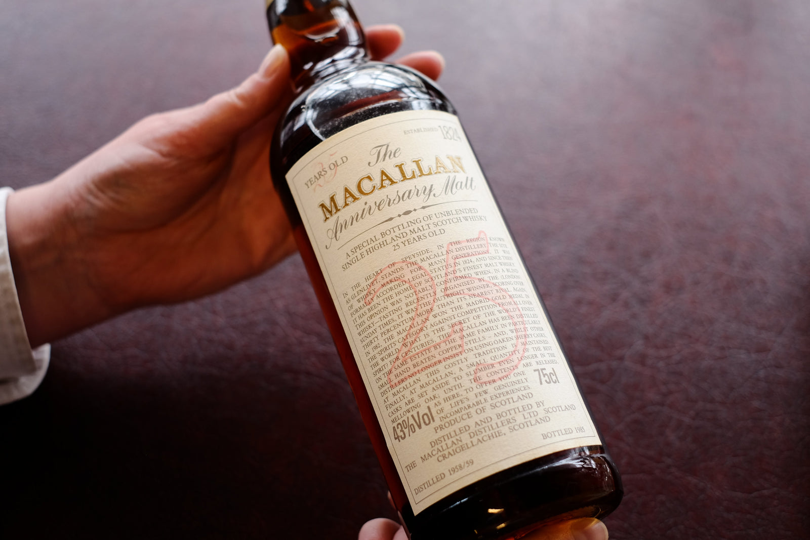 How much is my old bottle of whisky worth?