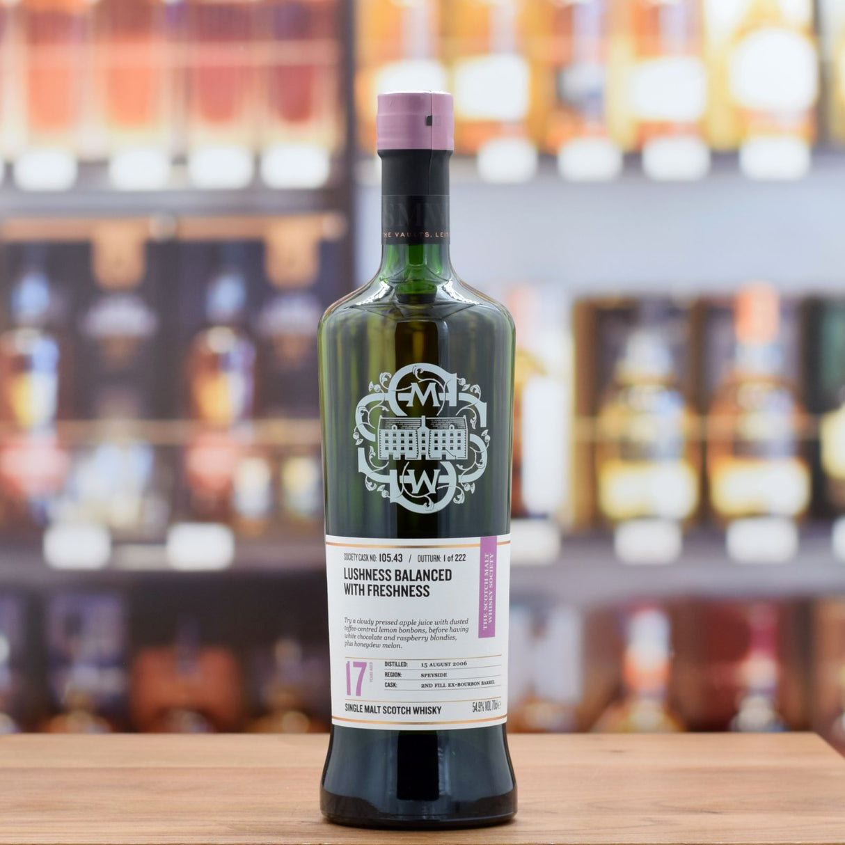 SMWS 105.43 'Lushness Balanced with Freshness' 17 years 54.9%