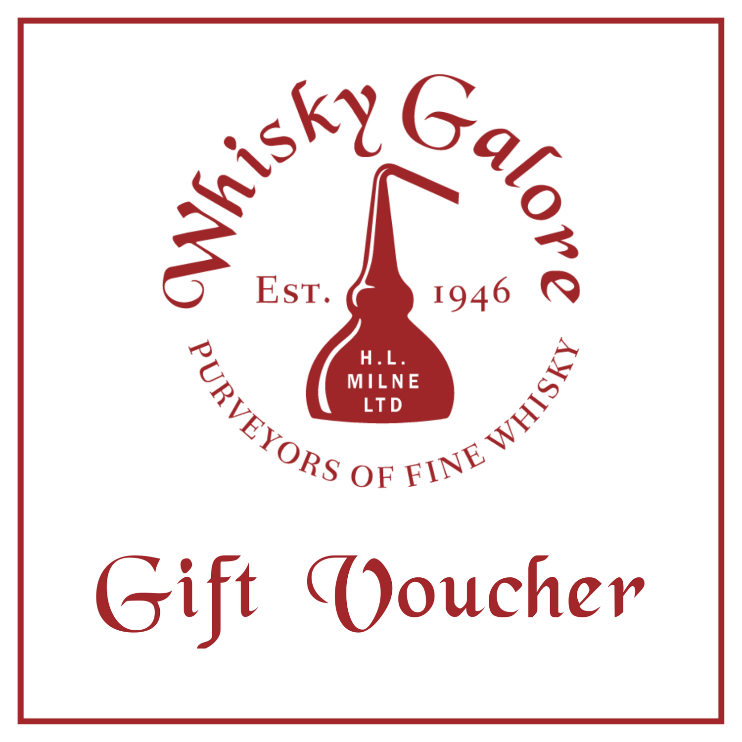 Whisky Galore Gift Voucher
