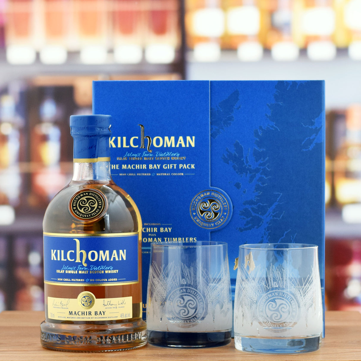 Kilchoman 'Machir Bay' Gift Pack with Glasses 46%