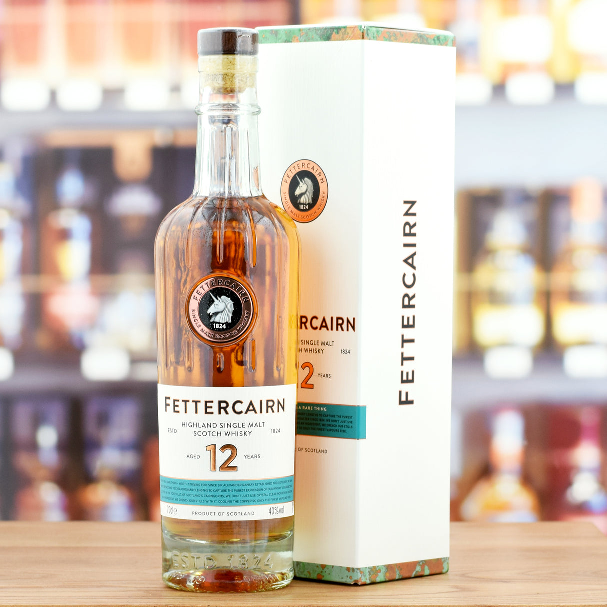 A bottle of Fetercairn 12 years old