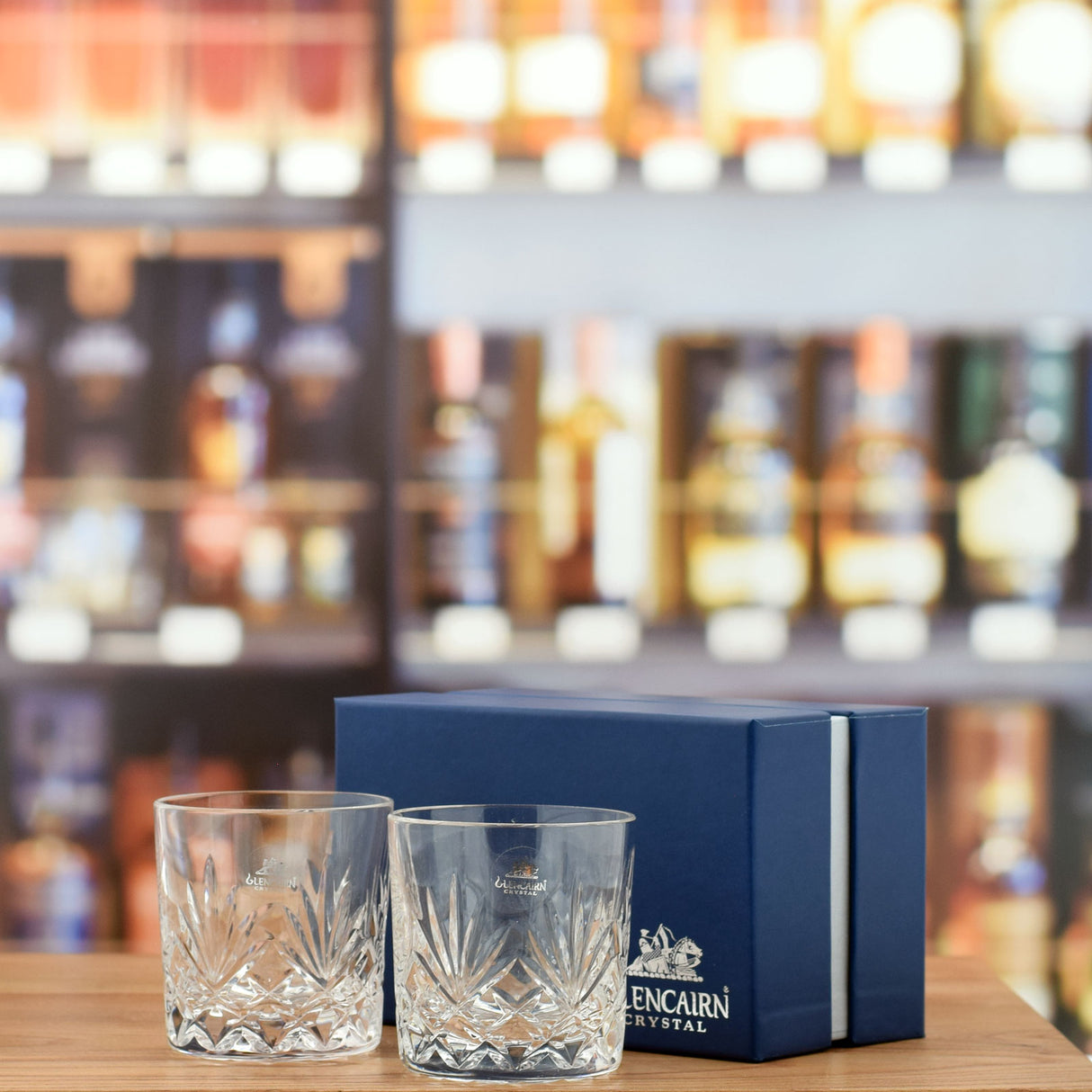 Glencairn 'Skye' Cut Crystal Tumbler x 2 set