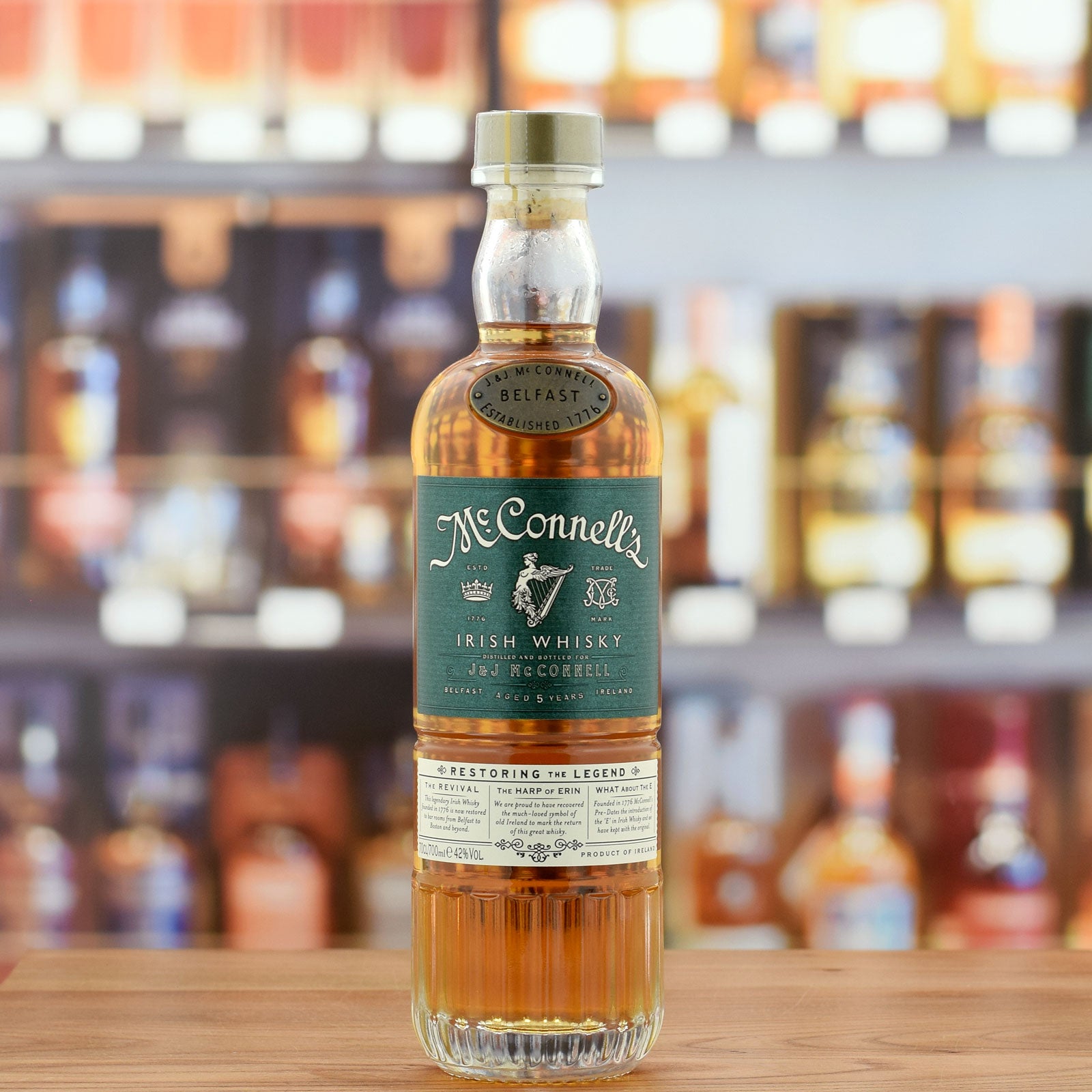 Buy McConnell's Irish Whisky 5 years old 42% Online | Whisky Galore