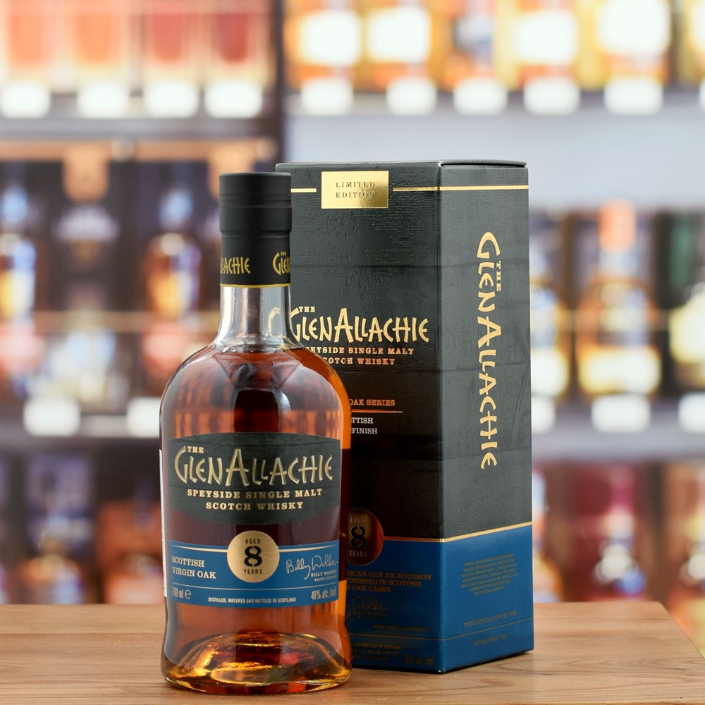 GlenAllachie 'Scottish Oak Wood Finish' 8 years old 48%
