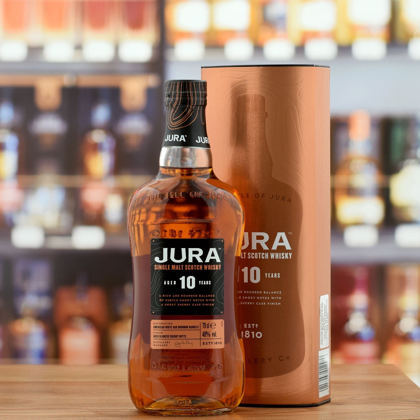 ジュラ 10年　200ml 40度　元箱 JURA 10 YEARS ISLE Isle of Jura 10 years old 40% – Whisky Galore