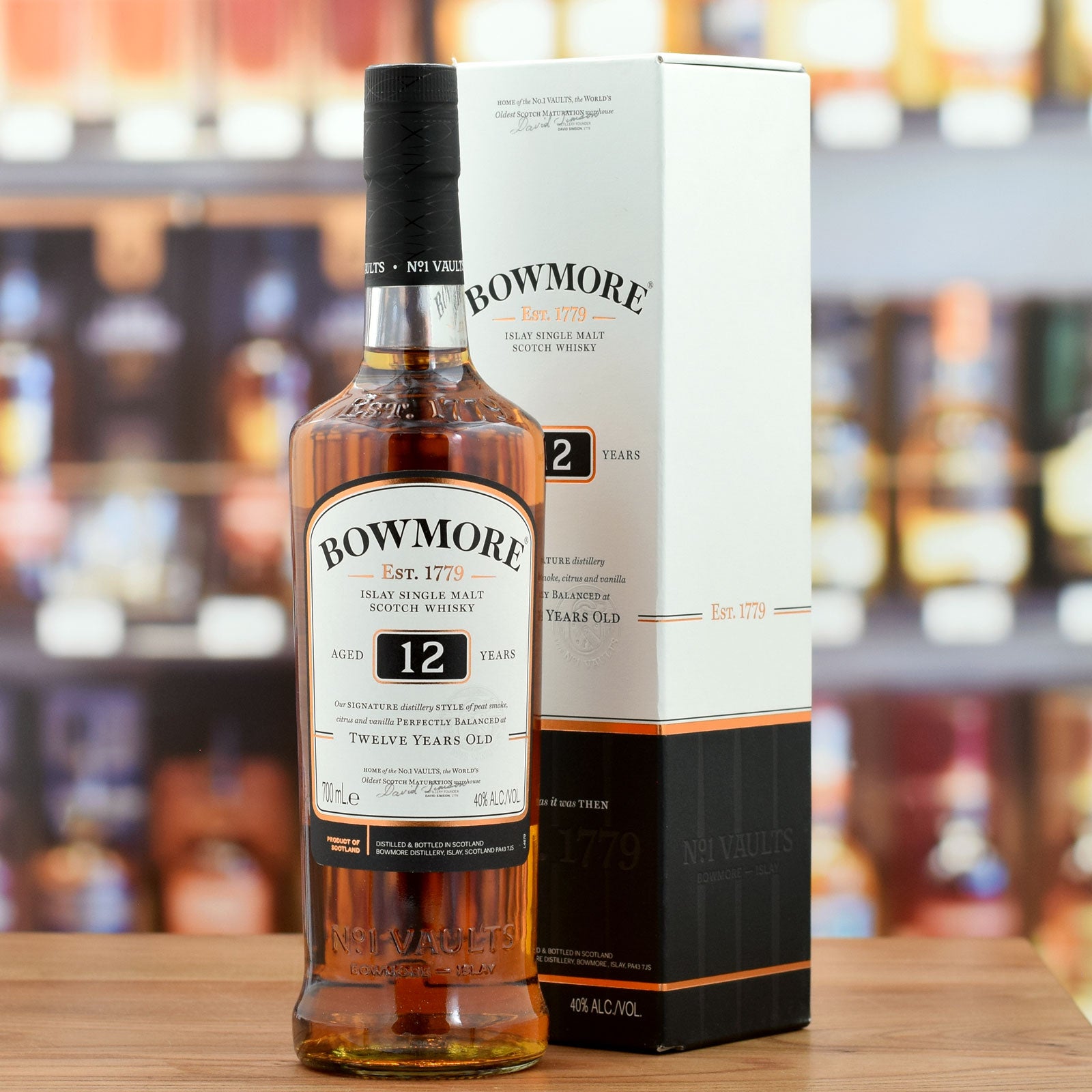 ボウモア 12年　BOWMORE 12 Years Old 700ml 40% Bowmore 12 Year Old - The Whisky Shop - San Francisco