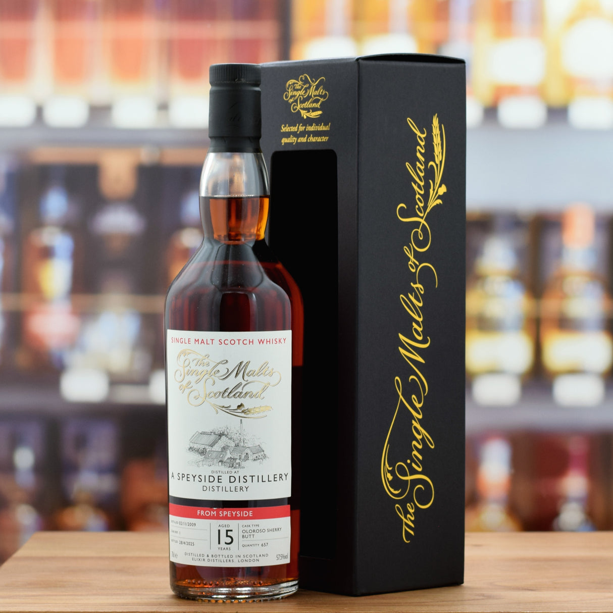 An Undisclosed Speyside 'Single Malts of Scotland' 2009 / 15 years old 57.5%