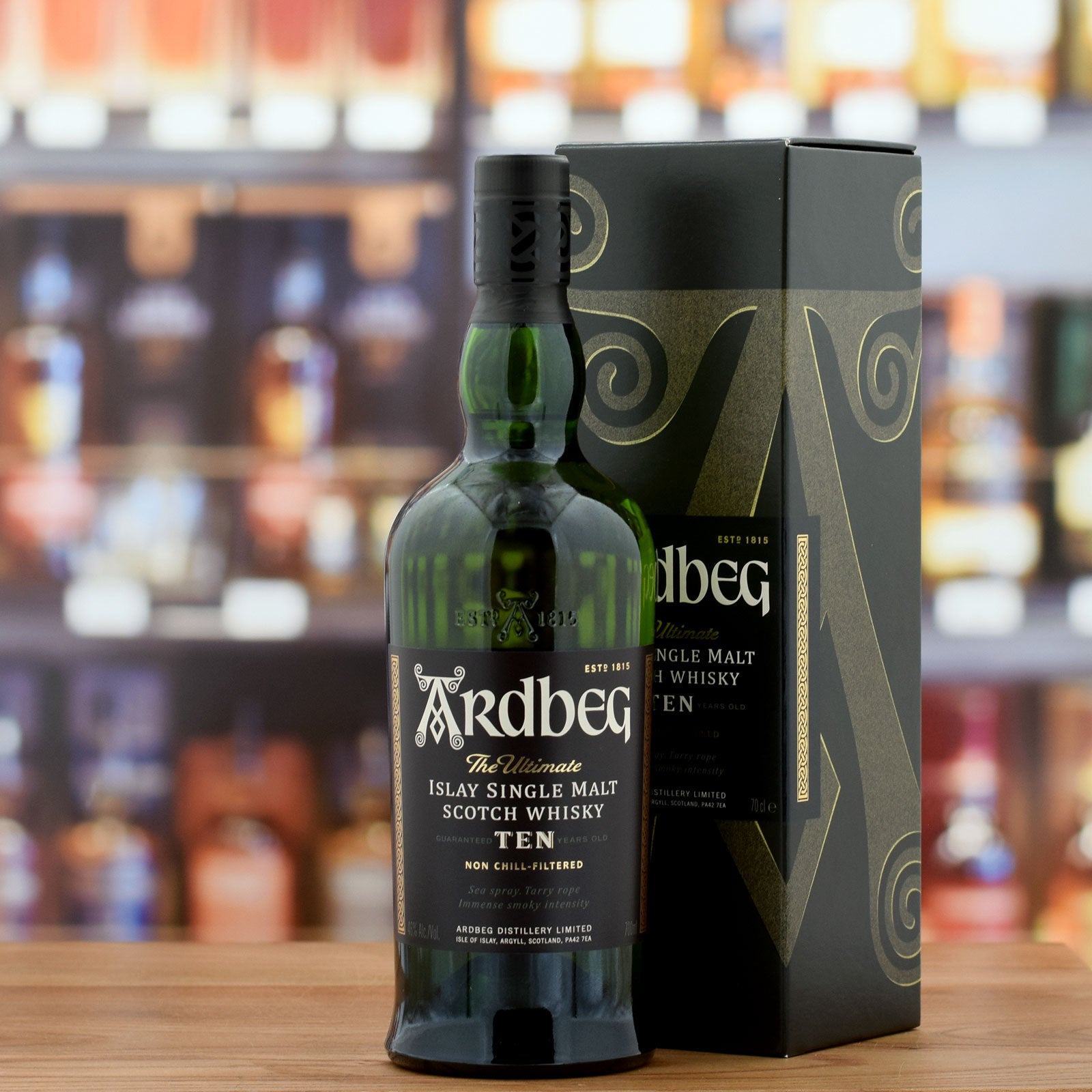 Ardbeg 10 years old 46% – Whisky Galore