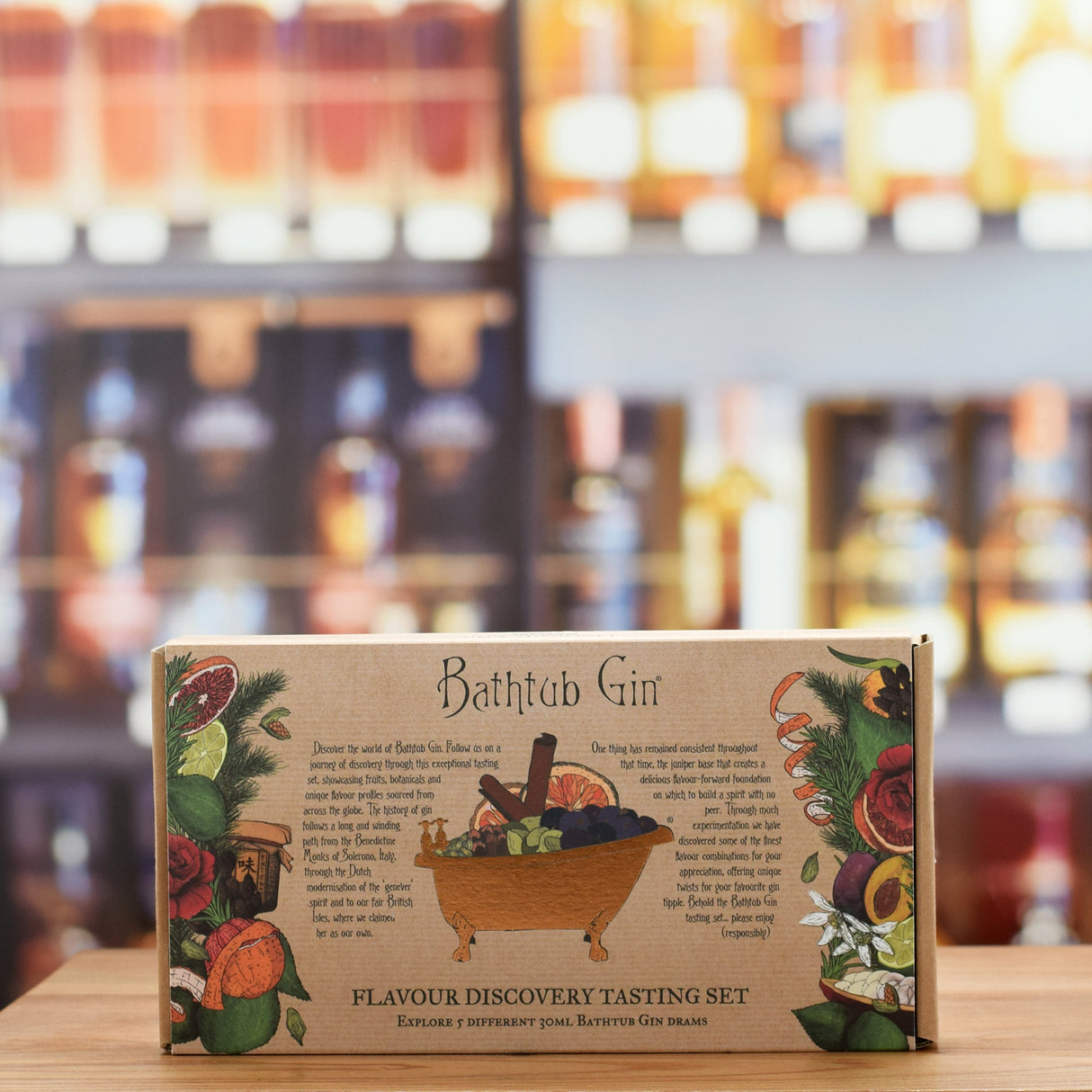 The Bathtub Gin 'Flavour Discovery Tasting Set' 6 x 30ml