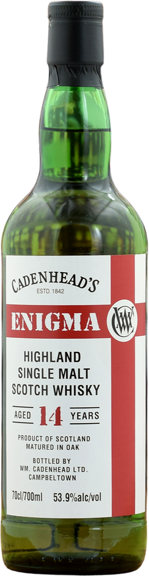 Cadenhead's Enigma 'Highland Single Malt' 14 years old 53.9%