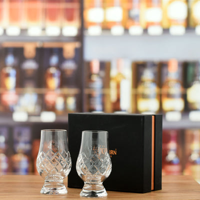 Glencairn Glass Cut Crystal Nosing Glass 2 x set