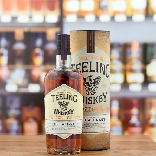 ウイスキー Teeling Single Grain Whiskey 46% 1L rear Teeling Single